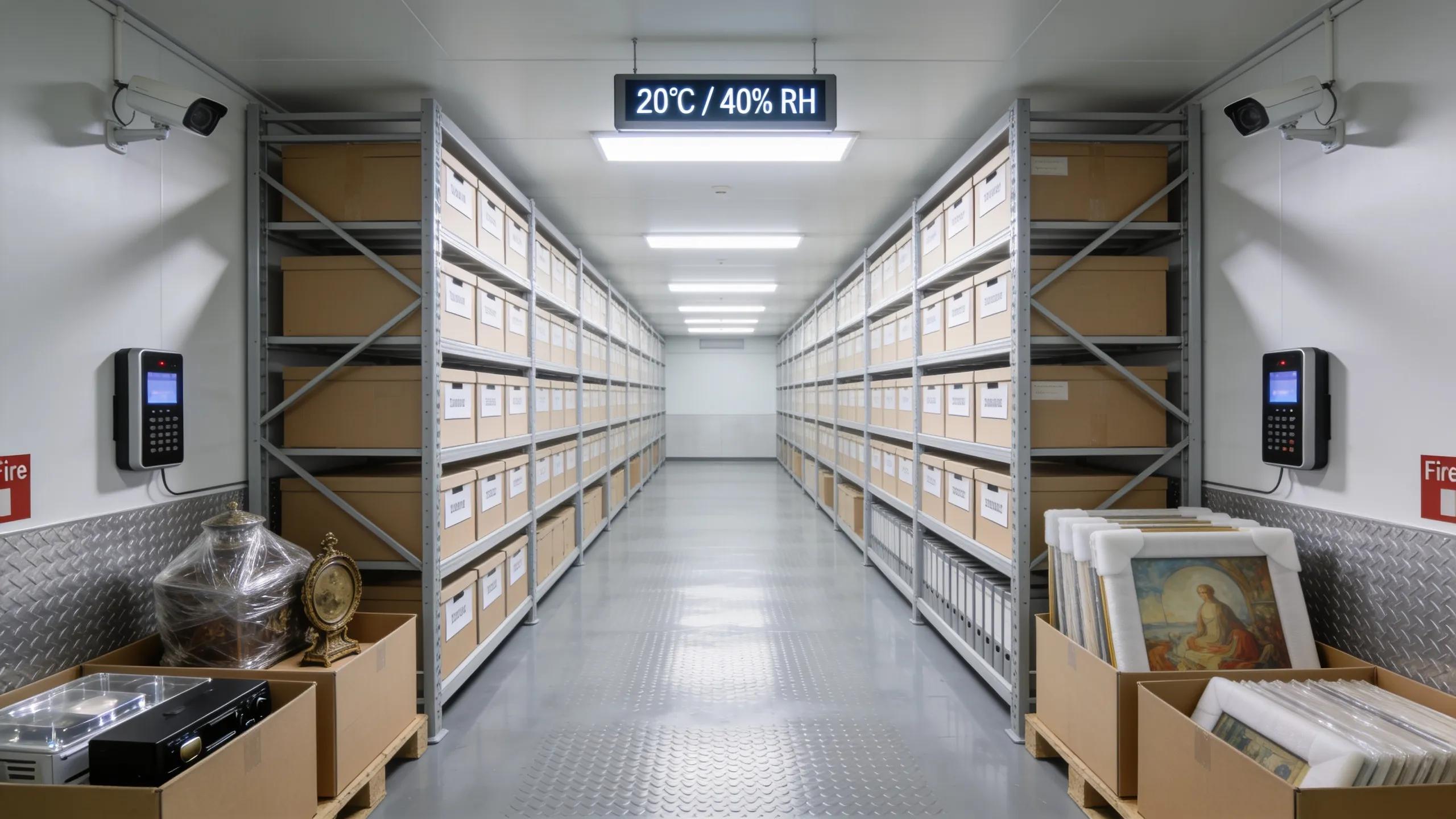 Secure climate-controlled storage for valuable items during senior relocation
